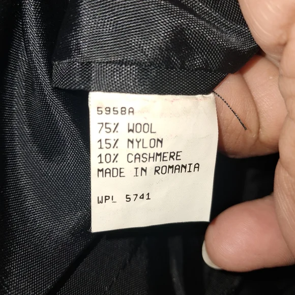 OSCAR DE LA RENTABLAZERJacketMen Size 44 R 75 % Wool15% Nylon 10% Cashme